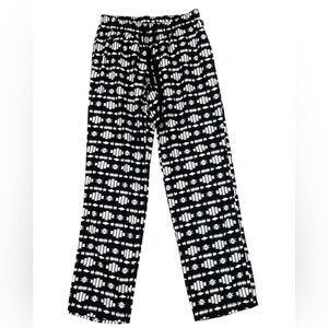 Hybernator 2.0 sleep blk aztec print flannel pajama pants